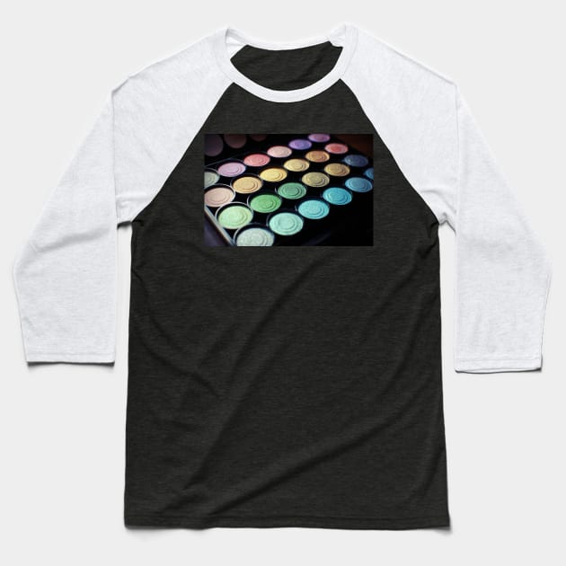 Eyeshadow Palette Design Baseball T-Shirt by KimberlyFizzArt